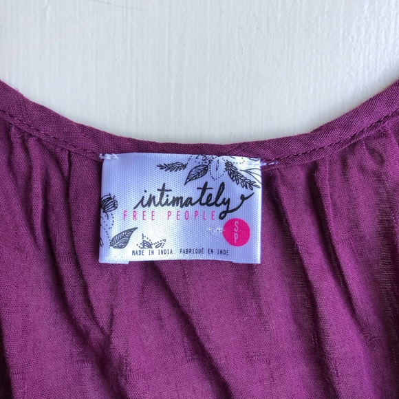 Free People Outskirt Lace Cami Purple - Picture 5 of 5